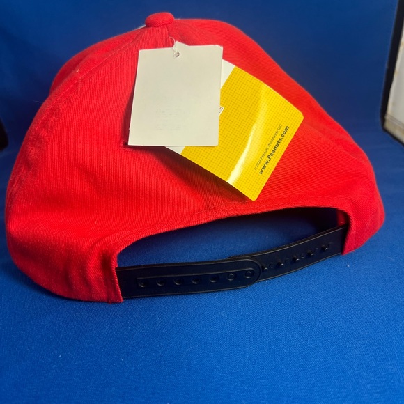 Snoopy Chill Peanuts checkered brim snap back hat - Picture 3 of 4